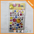 Funny reusable puffy sticker for kids